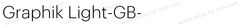 Graphik Light-GB字体转换
